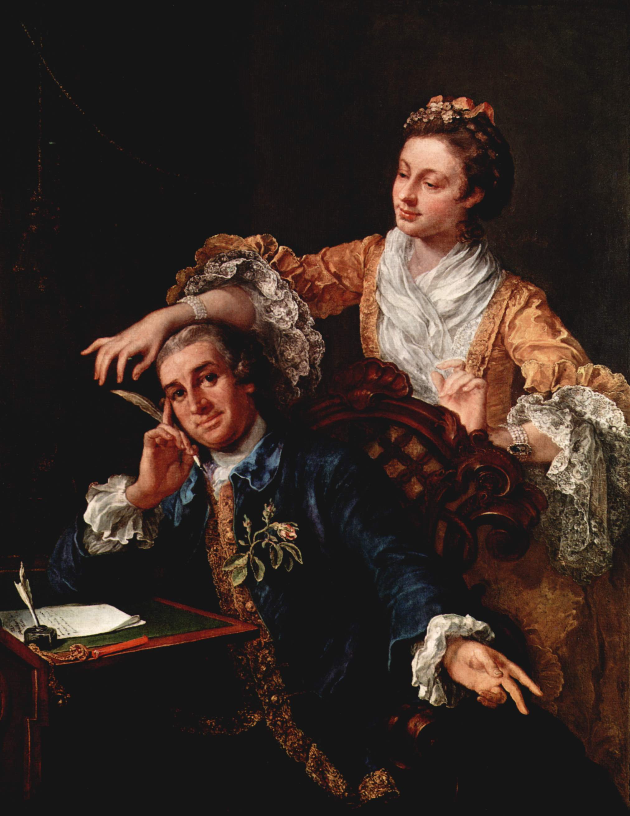 David Garrick And His Wife by William Hogarth, 1757